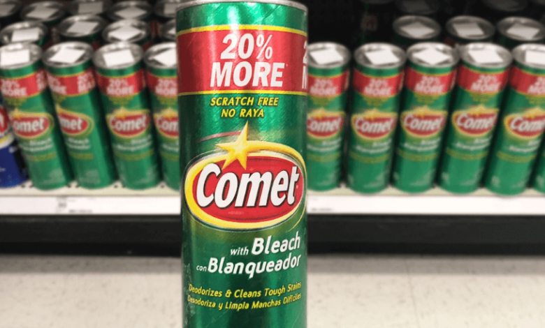 comet cleaning powders