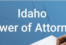 Power of Attorney Form in Idaho