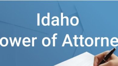 Power of Attorney Form in Idaho