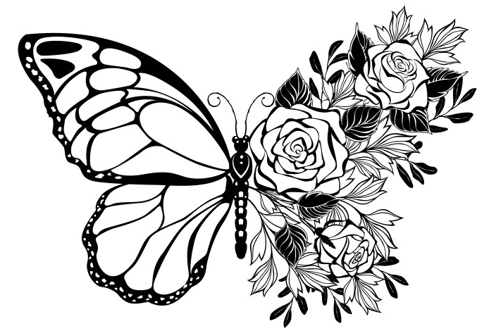 outline:6f8gxsnezbk= butterfly template